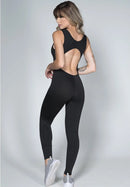 Promoção Macacão Longo Fitness Suplex Sem Bojo