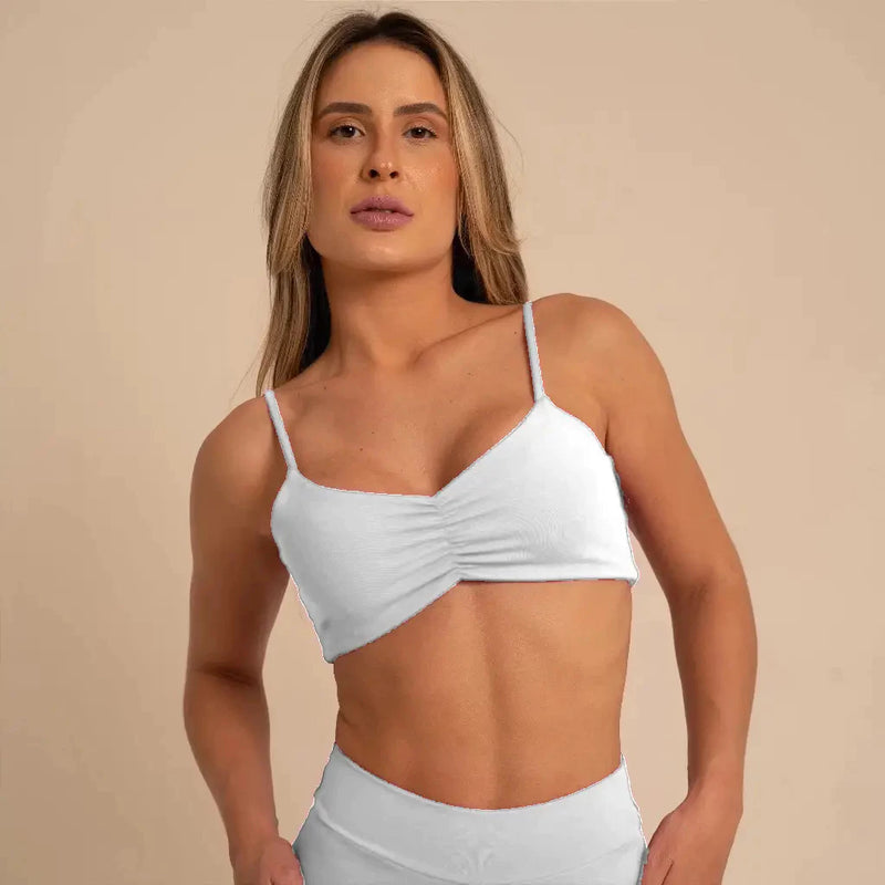 Top Academia Costas Abertas Nuas – Liberdade, estilo e conforto em um só look