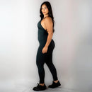 Macacão Fitness Feminino Empina Bumbum Decote Strappy