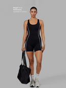 Macaquinho Fitness Hidroginástica ZERO TRANSPARÊNCIA com Bolso – Poliamida Premium