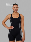 Macaquinho Fitness Hidroginástica ZERO TRANSPARÊNCIA com Bolso – Poliamida Premium