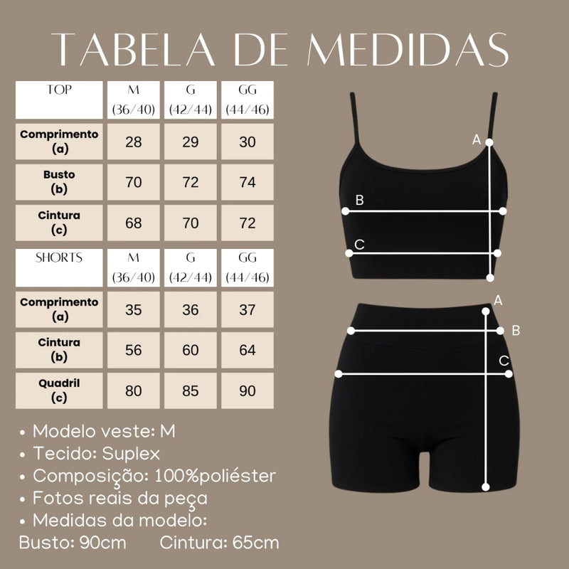 Conjunto Fitness Academia – Liberdade, Conforto e Zero Transparência!