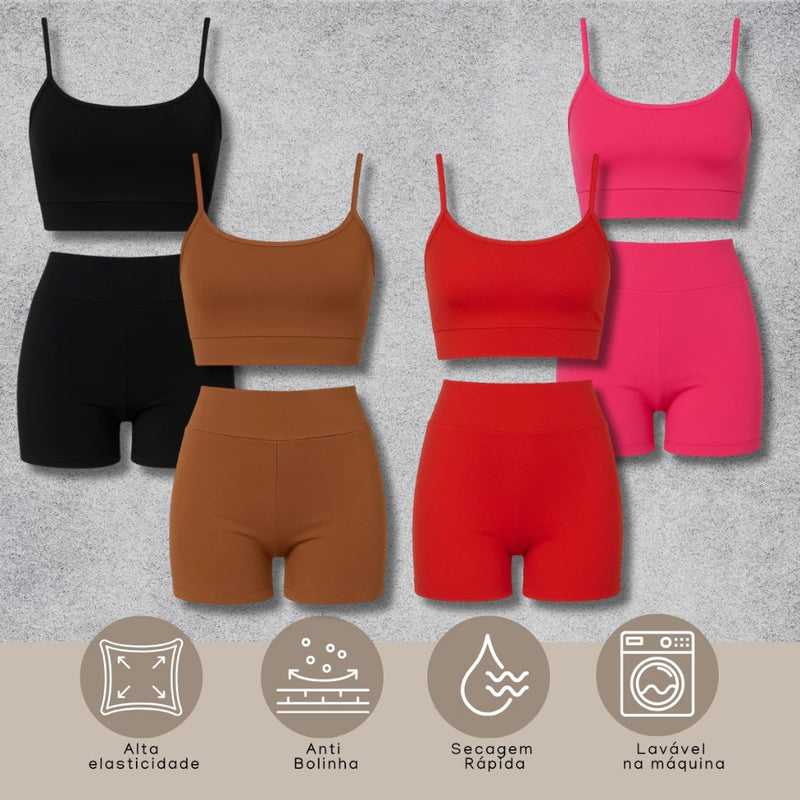 Conjunto Fitness Academia – Liberdade, Conforto e Zero Transparência!