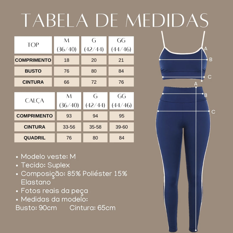 Conjunto Fitness Feminino – Conforto, Estilo e Segurança em Cada Movimento